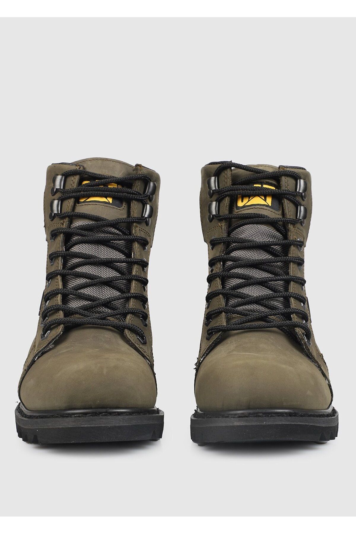 Caterpillar-Overpass Wp Olive Black Ανδρικές μπότες Nubuck O05 015M101226 3