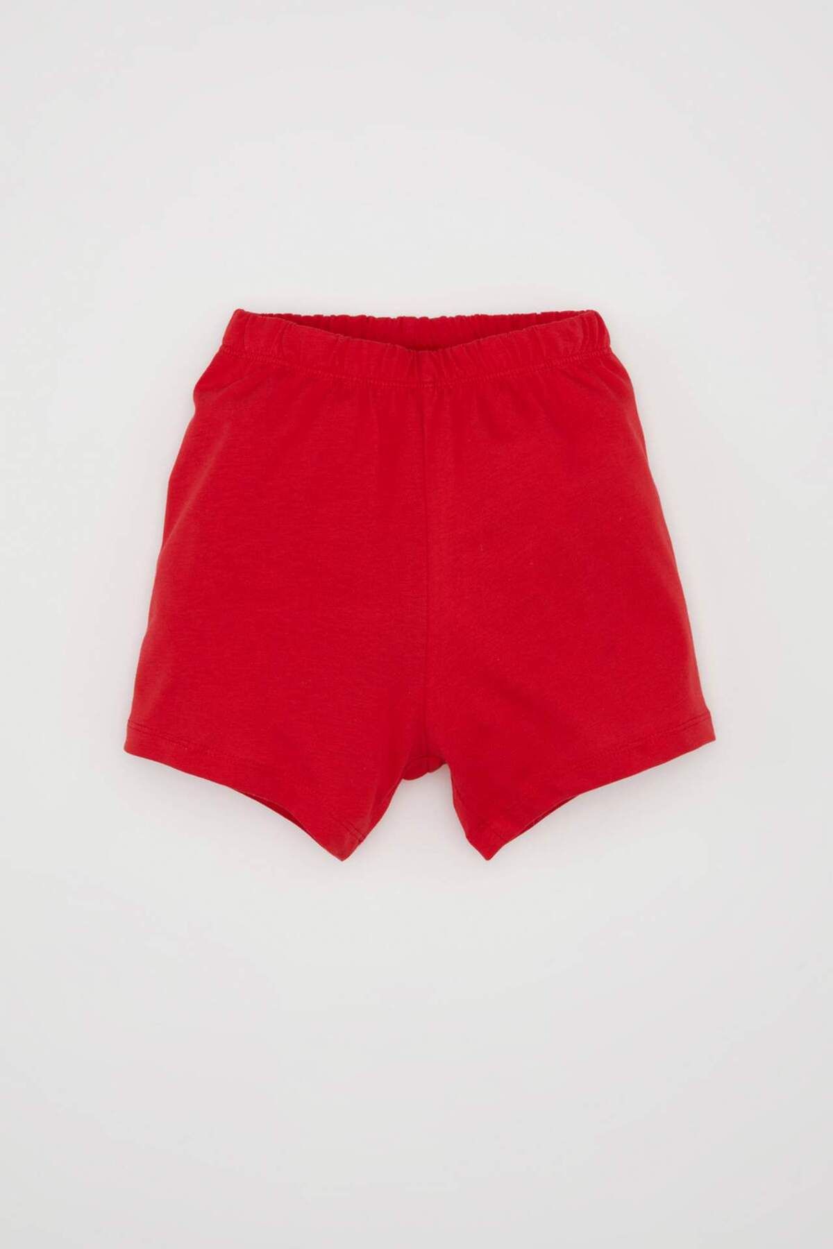 DeFacto-Baby Boy Pajamas Set Printed Combed Cotton Short Sleeve Top Elastic Waist Shorts Bottom C5199A524Hs 2