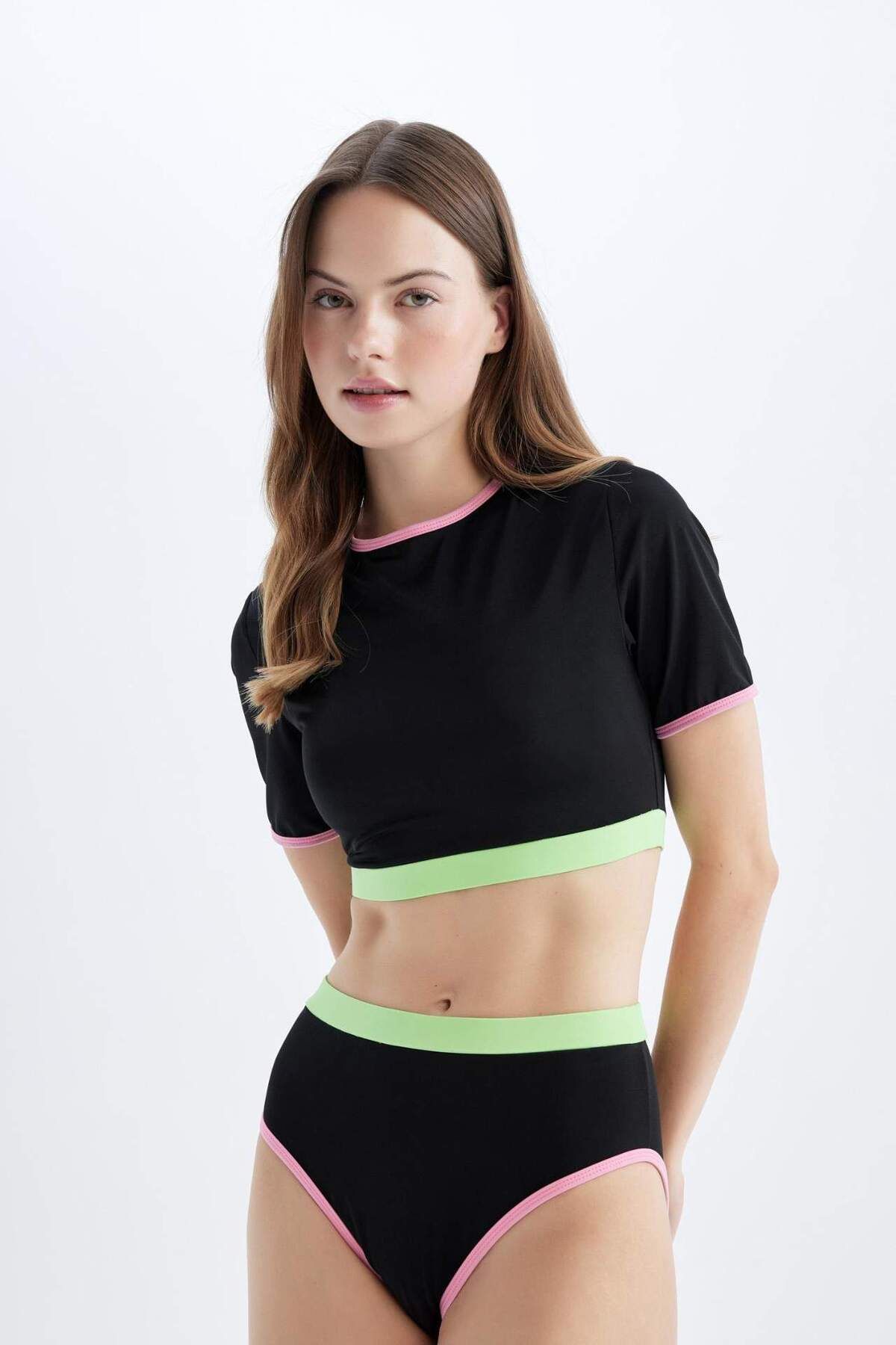DeFacto-Regular Fit Surfing Bikini Bottom to Fall in Love - D1085axns 2