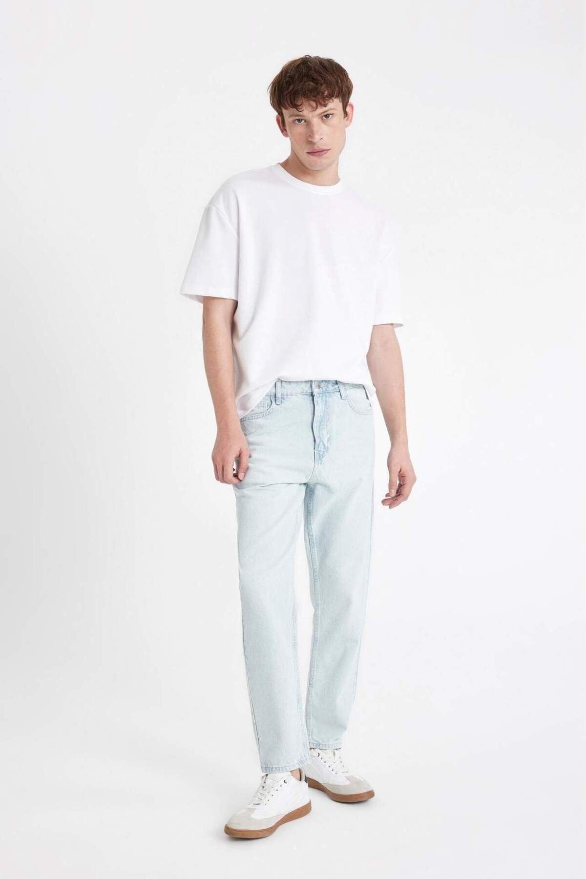 DeFacto-90's Slim Fit džíny s vysokým pasem a úzkými nohavicemi D1820AX24SM 1