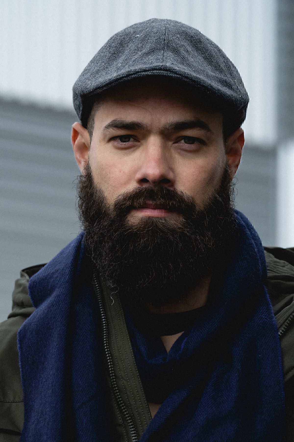 Nordbron-Men's Gray Cap Soft Textured Logo Comfortable Model Seasonal Wilmot Melted Plaid Pattern 6