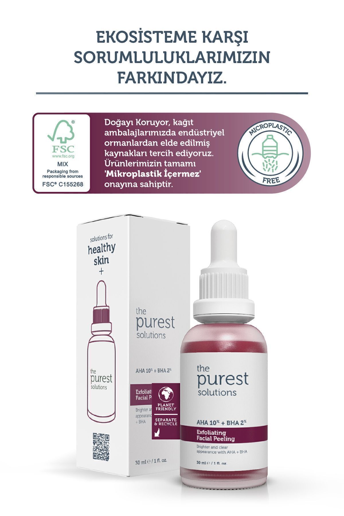 The Purest Solutions-يحتوي على 10% + Bha 2% - مصل تقشير البشرة الأحمر المنشط ومعادل لون البشرة 30 مل 5