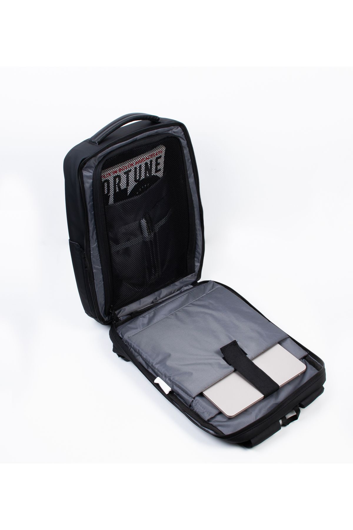 Classone-GA-0014 Guntlet V1 Hard Shell Series 15,6 ιντσών Συμβατή WTX Pro αδιάβροχη υφασμάτινη τσάντα φορητού υπολογιστή - Γκρι 2