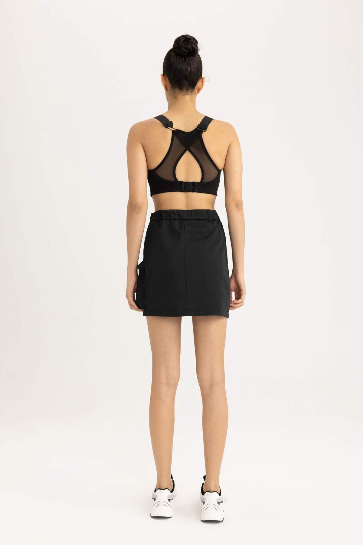 DeFacto-DeFactoFit - Standard Fit Mini Skirt C0502AX24SM 6