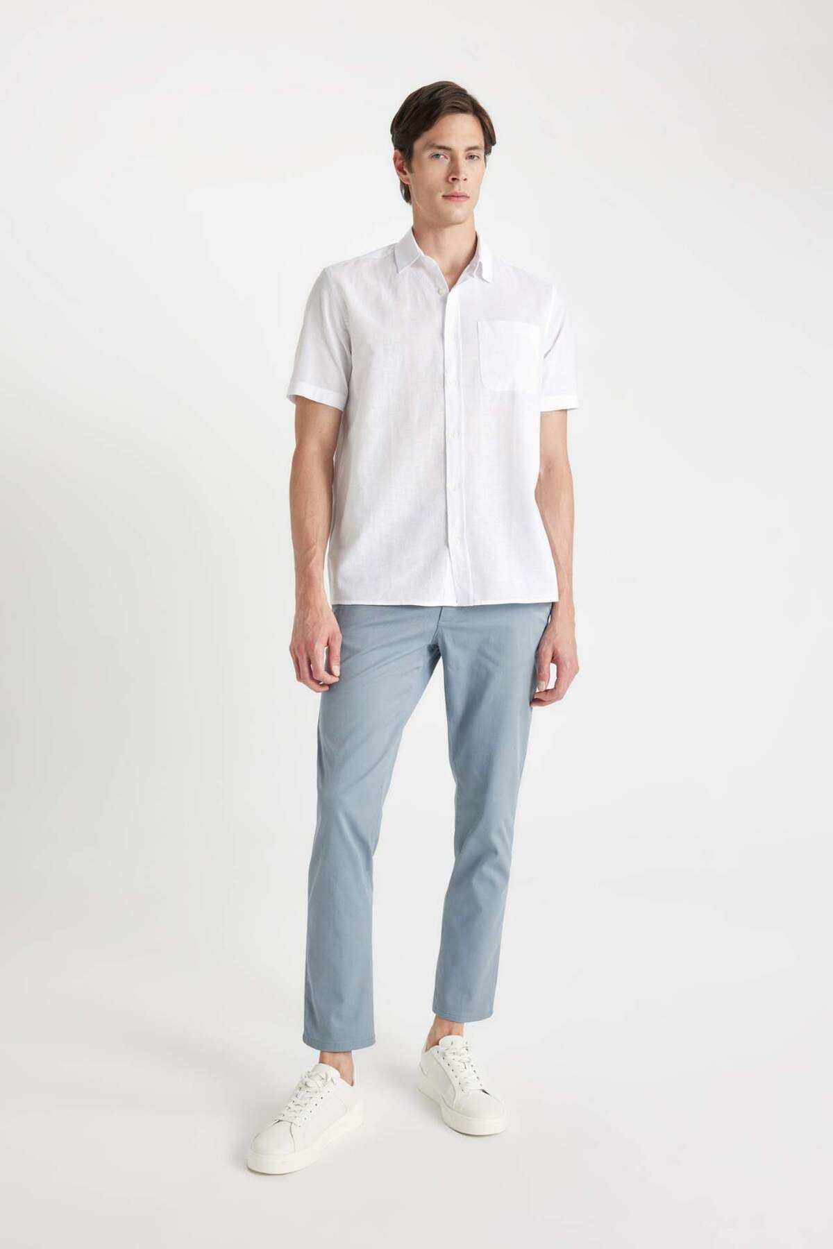 DeFacto-Plátěné kalhoty Twill Chino D1779AX24SP 2