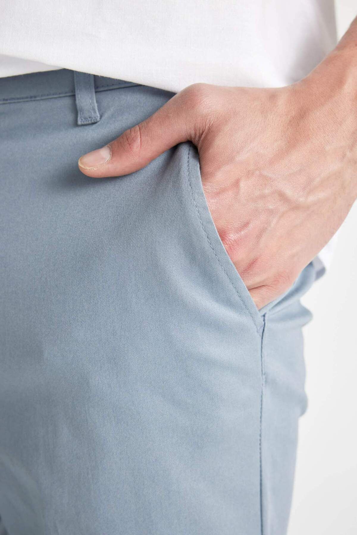 DeFacto-Plátěné kalhoty Twill Chino D1779AX24SP 5