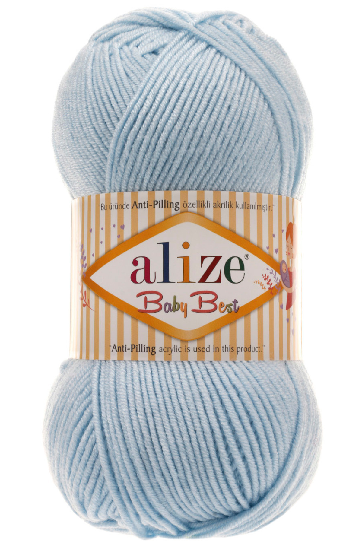 BABY BEST 183 LIGHT BLUE 10% Bamboo - 90% Acrylic (Anti-pilling Acrylic) / 100 g - 240 m