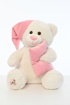 Pufu Toys Uyku Arkadaşım Yumuşak Yastık Peluş Ayıcık 65 Cm,