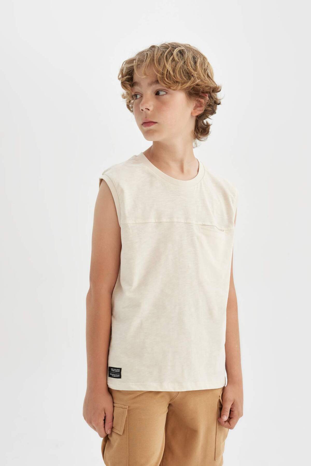 DeFacto-Boy's Crew Neck Undershirt C5101A824SM 6