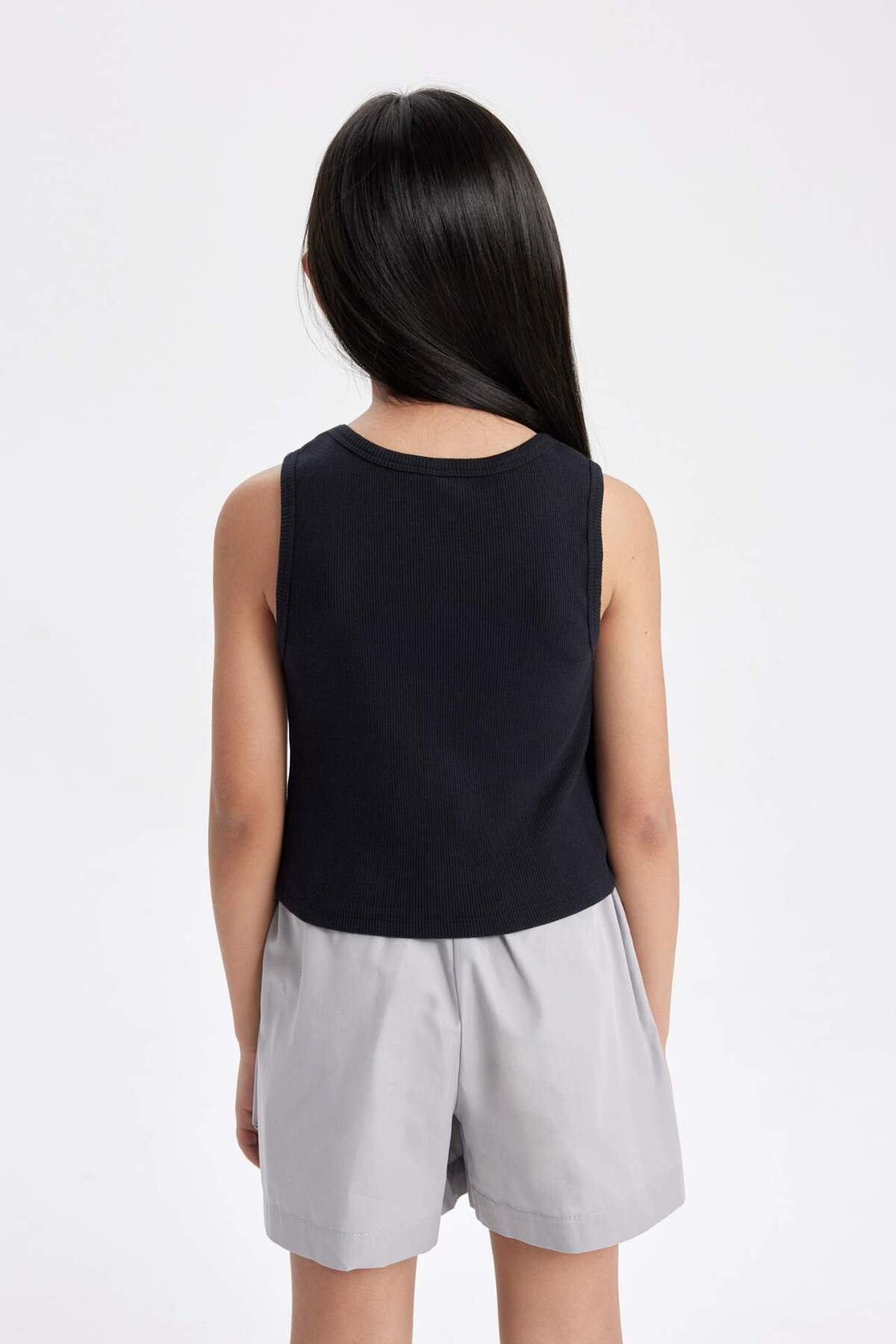 DeFacto-Girl's Crew Neck Printed Singlet C4943A824Sm 6