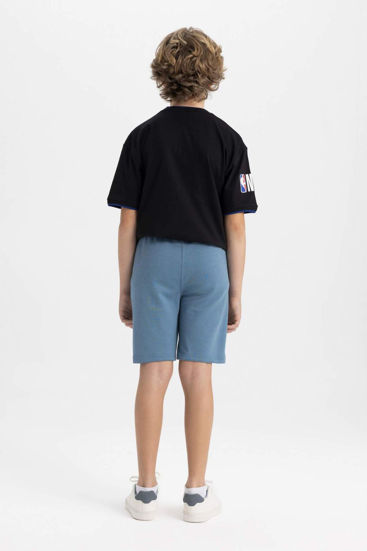 DeFacto-Boy's Basic Plain Bermuda Shorts B5869A824Hs 7