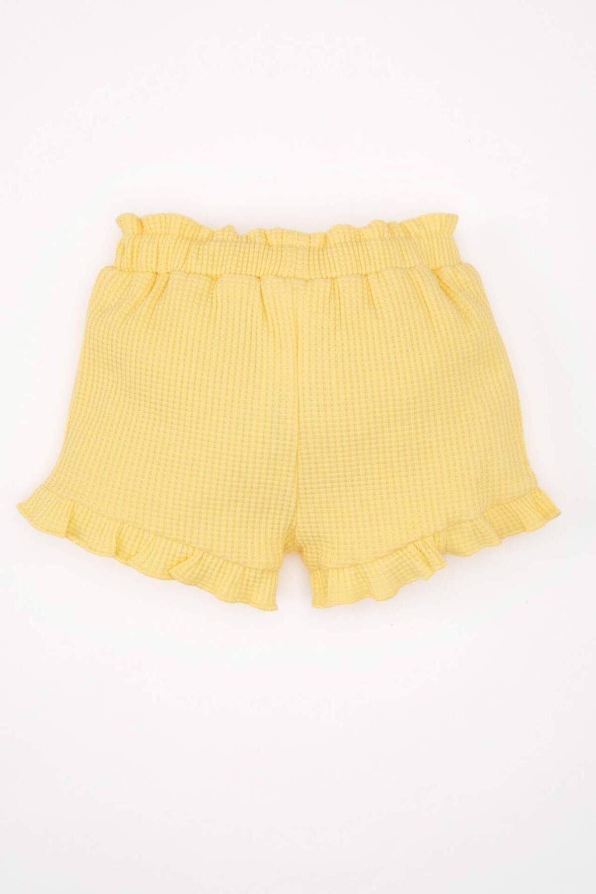 DeFacto-Dievčenské šortky Comfort Fit Waffle A8043A524SM 4