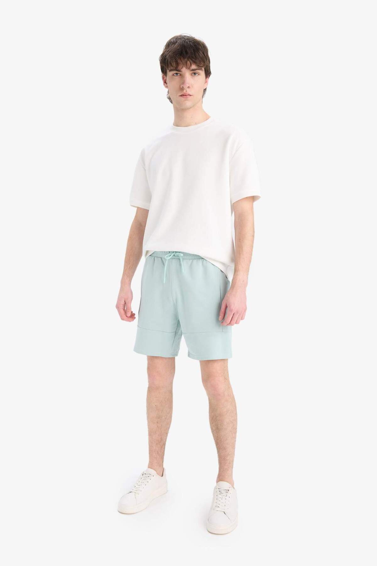 دفاکتو Slim Fit Slim Cut Skinny Leg Basic B8674AX24SM شورت ساده