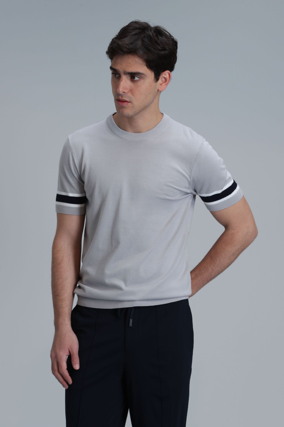 Lufian-Lucy Men's Sweater Stone 5