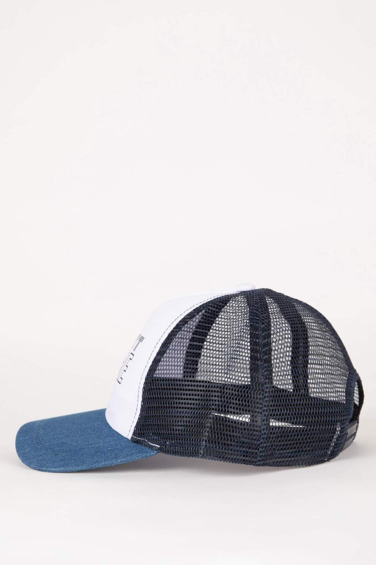 DeFacto-Men's Printed Woven Baseball Basketball Cap B8002AX24SM 4