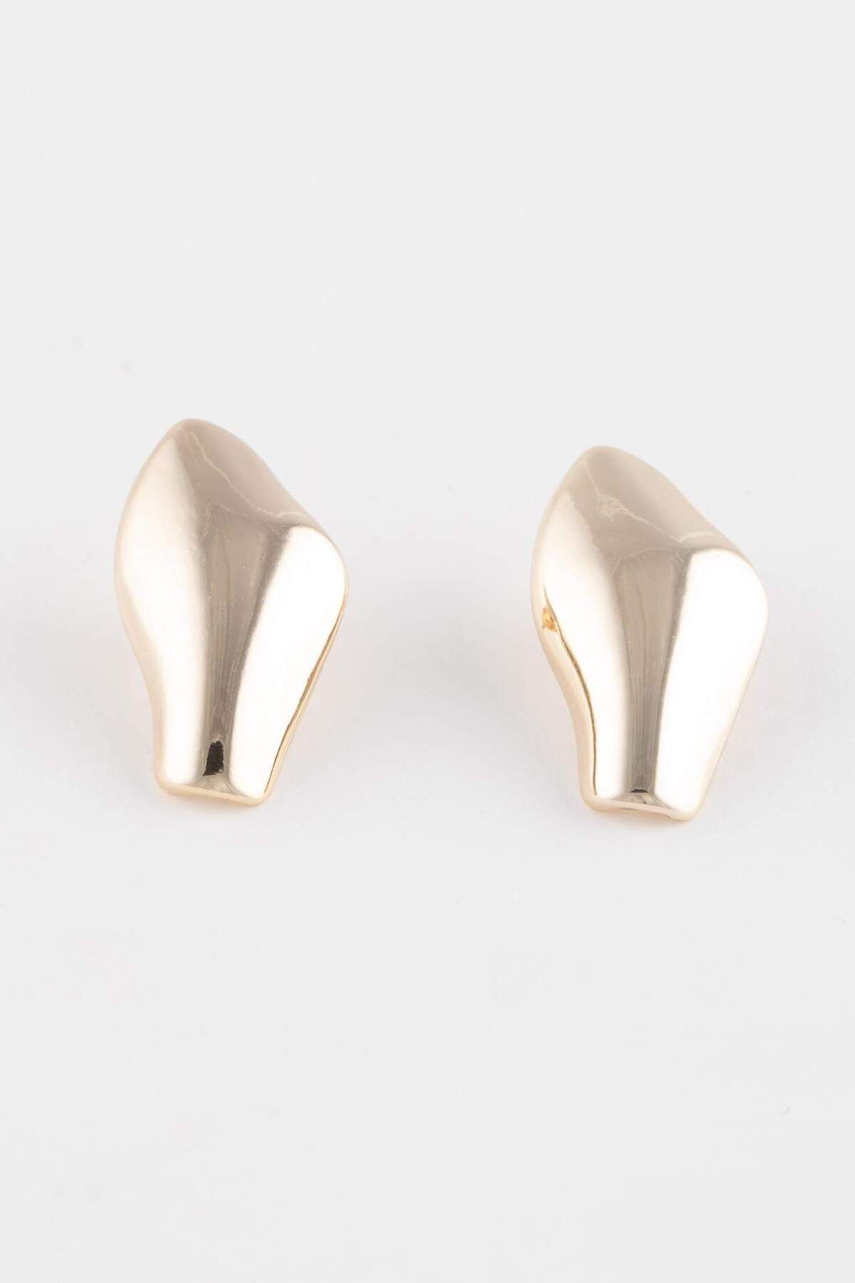 DeFacto-Damen-Ohrringe mit Plättchen-Detail, Gold C4787AXNS 2