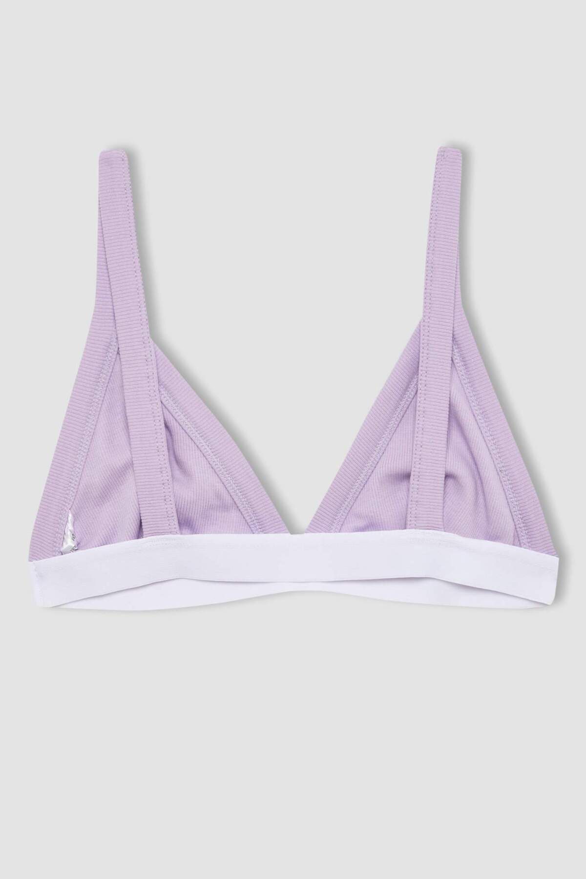 DeFacto-Basic Cotton Rib First Bra B8837A824Sp 3