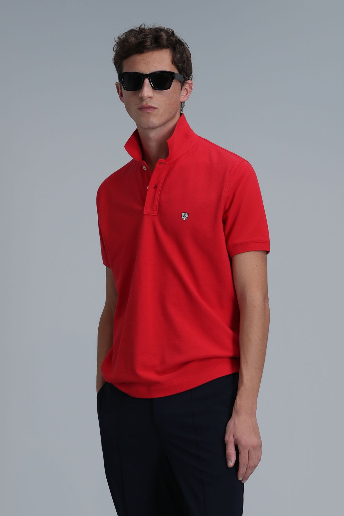 Lufian-Laon Smart Men's Polo T-Shirt Slim Fit Red 5