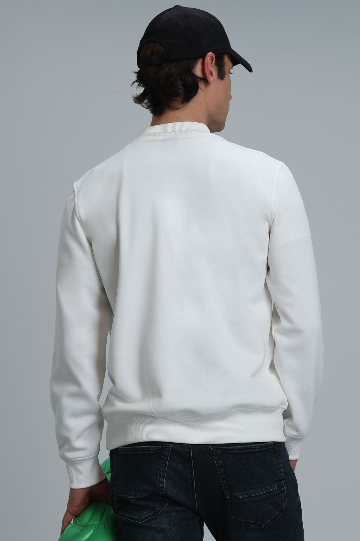 Lufian-Ανδρικό φούτερ Off White 6