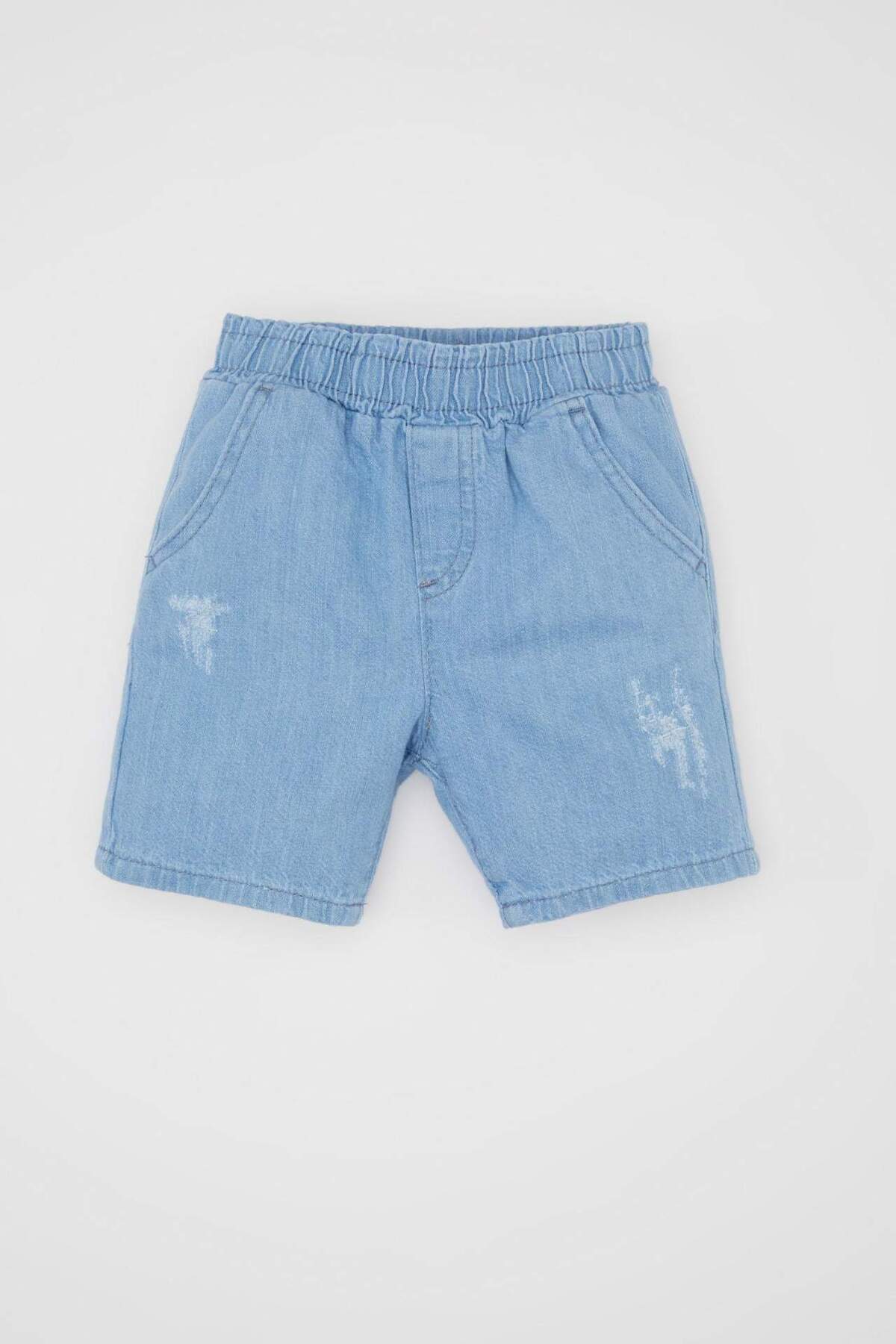 DeFacto-Džínové šortky s potiskem Baby Boy Label C2305A524SM 4