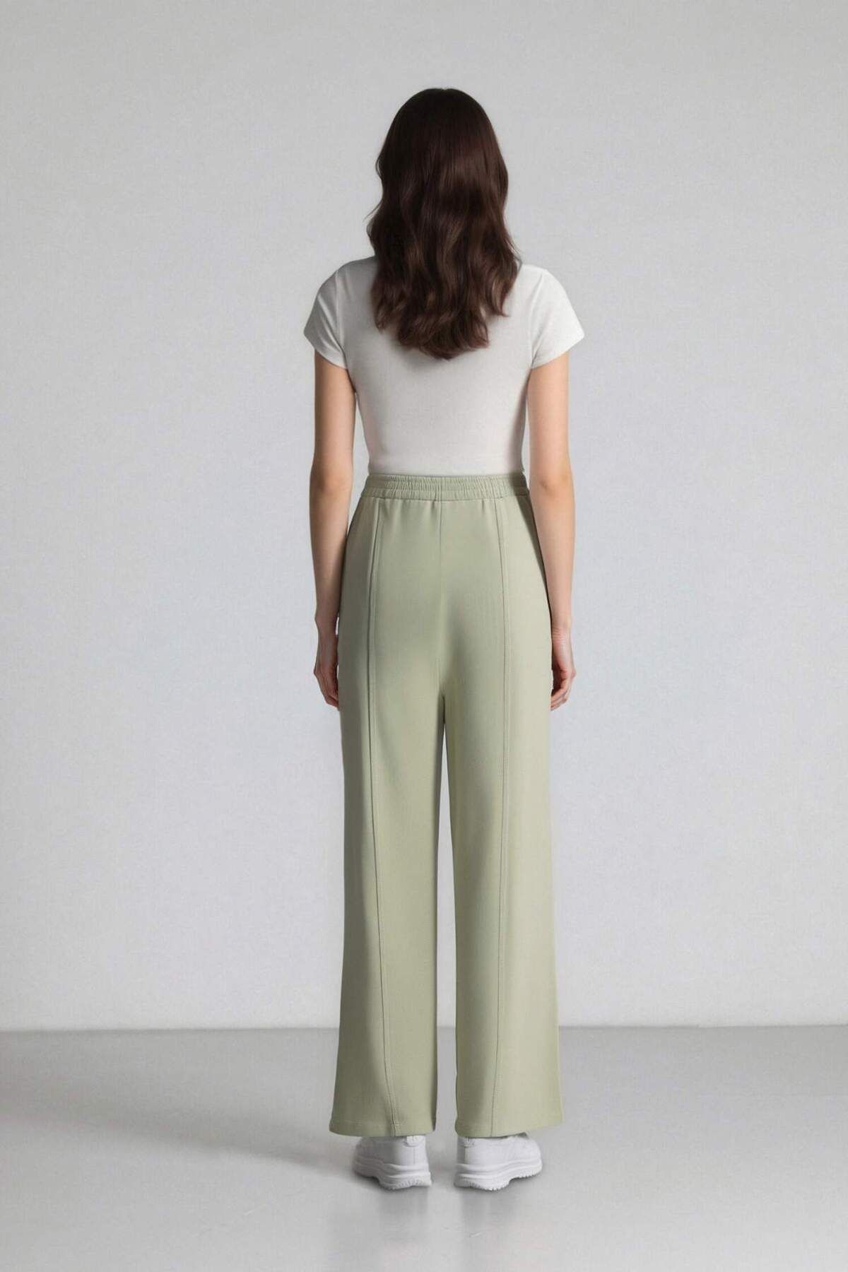 DeFacto-Linen Blend Basic Plain Harem Pants B7506Ax24Sp 7