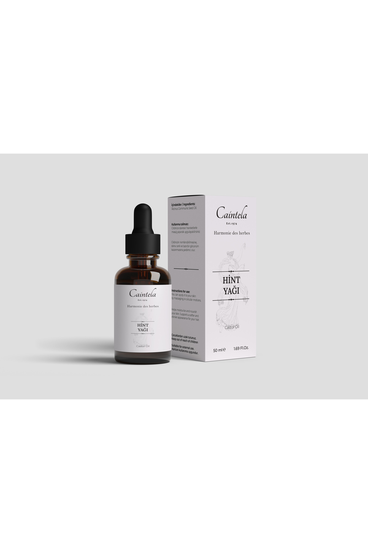 Hint Yağı (Castor Oil) 50 ML %100 Doğal Saf — Ctl122 — تصویر 7 از 9
