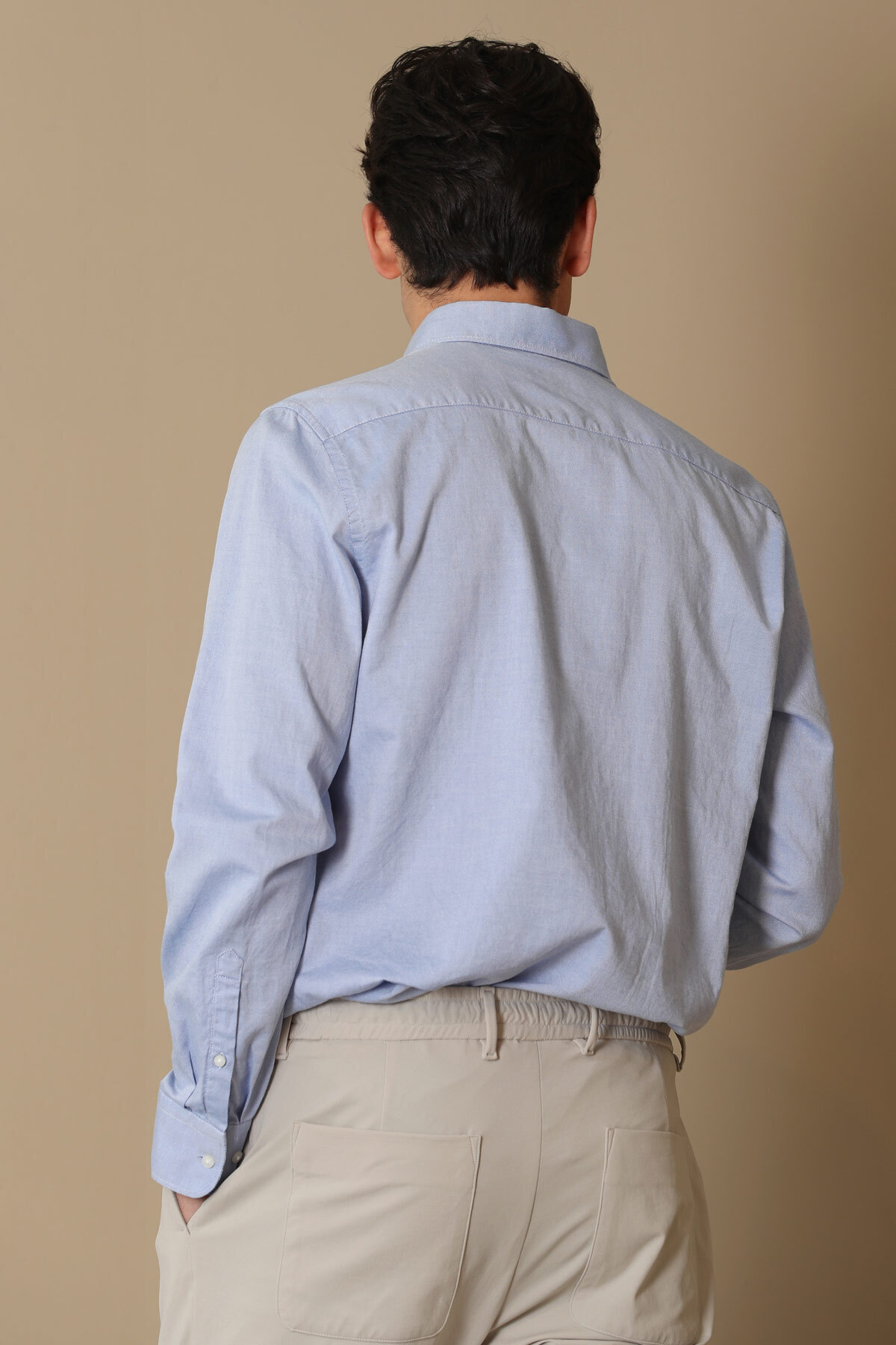 Lufian-Daniel Мъжка базова риза Slim Fit Blue 6