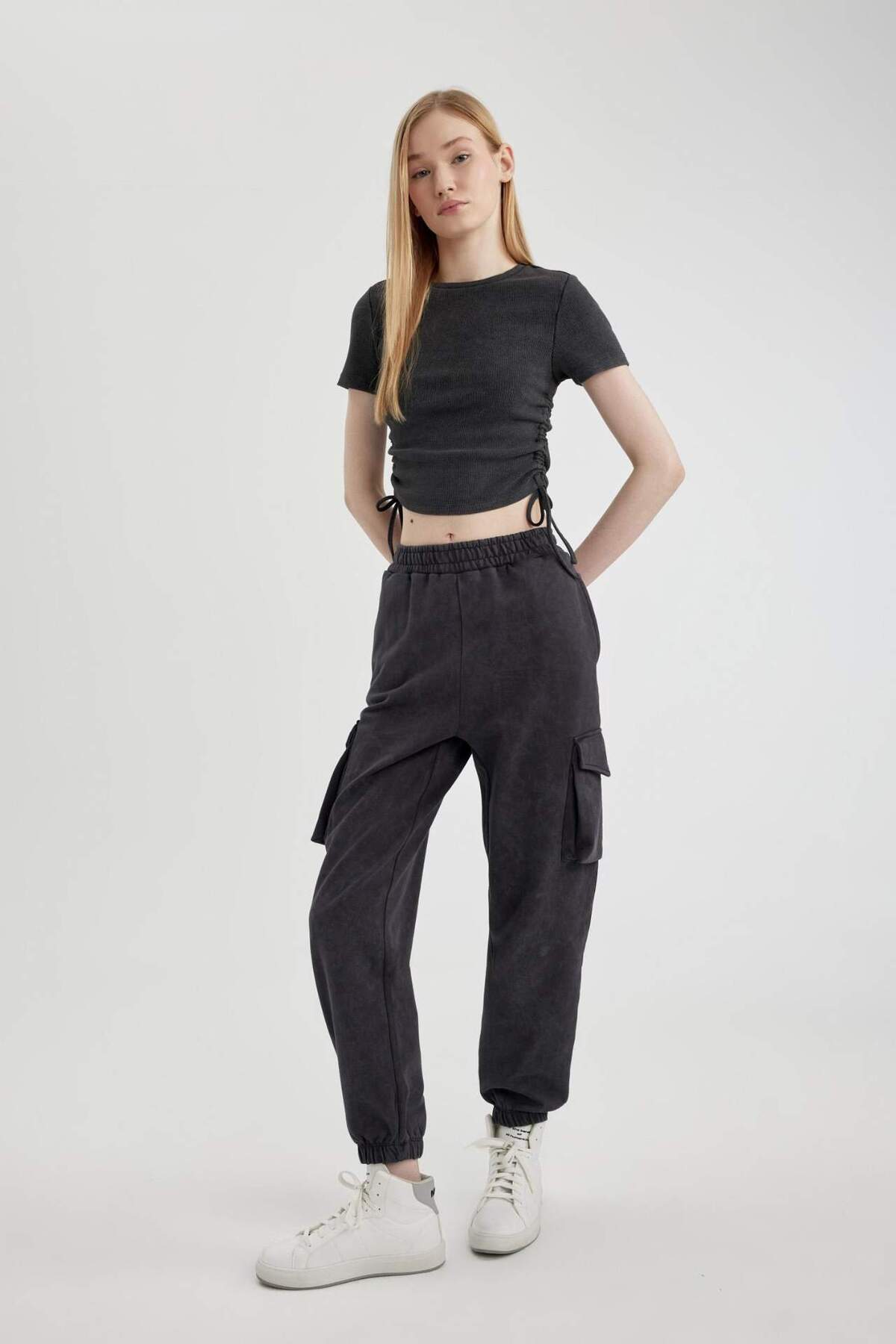 DeFacto-Coool Jogger Thick Fabric Trousers 1