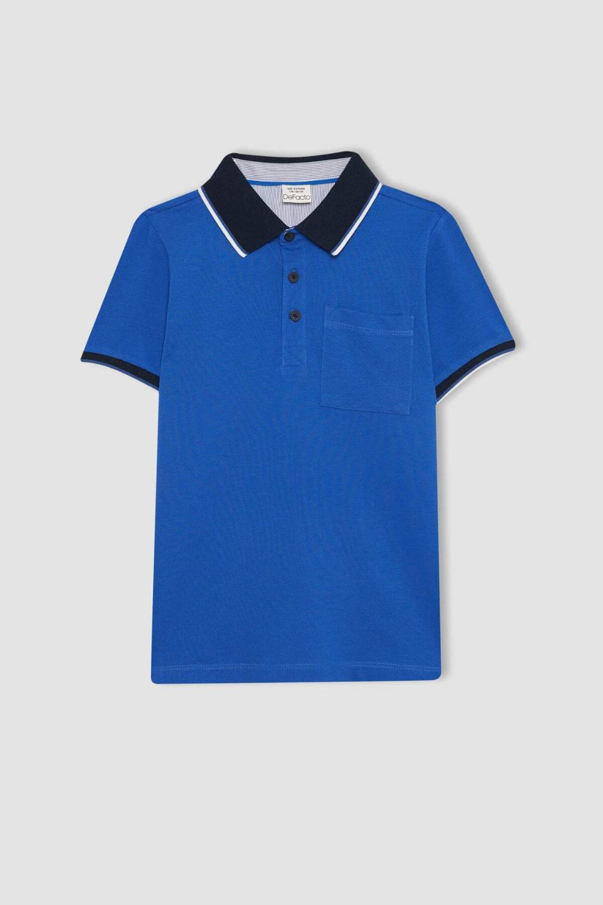 DeFacto-Jungen-Polokragen-Piqué-Kurzarm-T-Shirt B6830A824SM 7