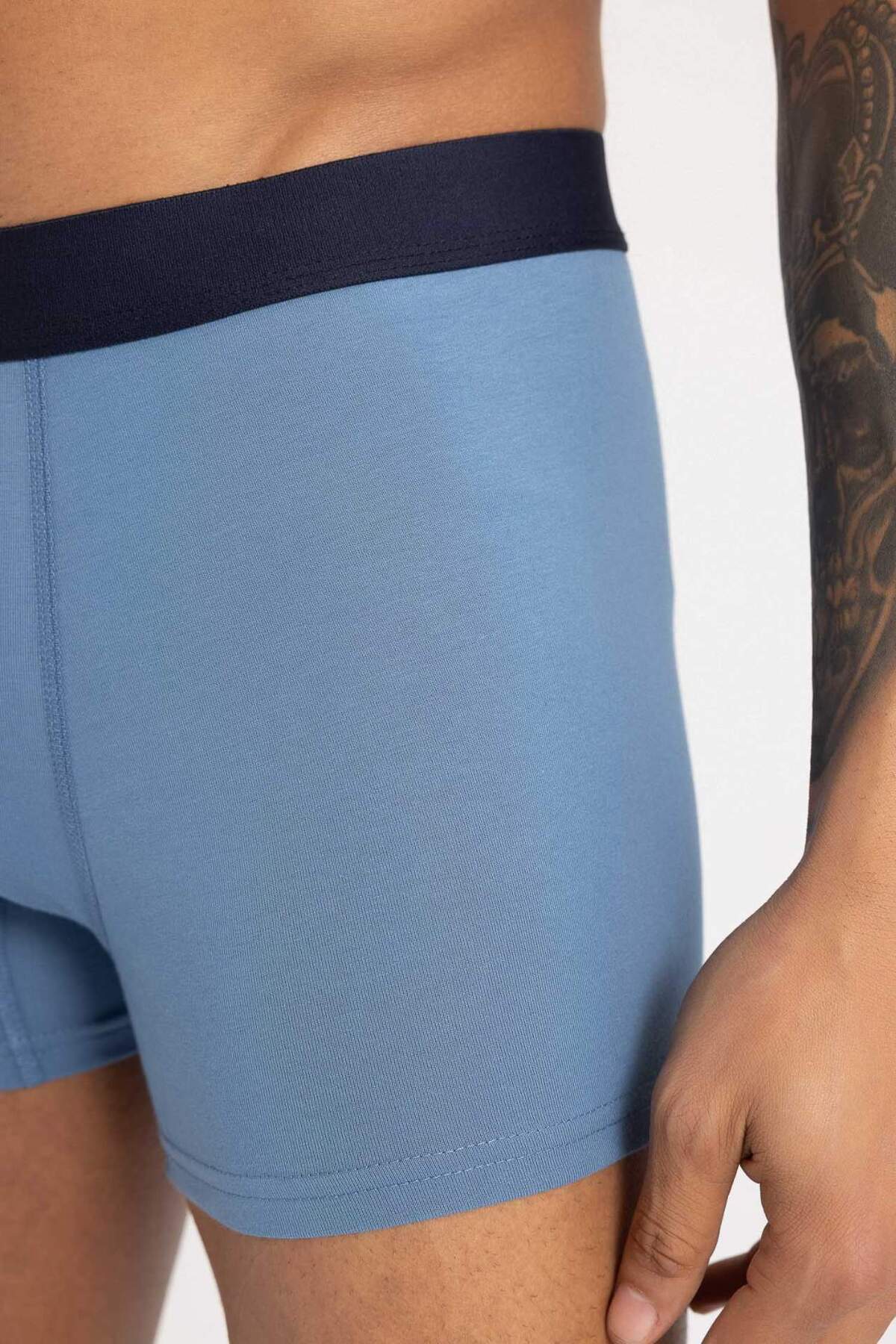 DeFacto-Men's Navy Boxer Briefs - Model B7956Ax/Nv135 3