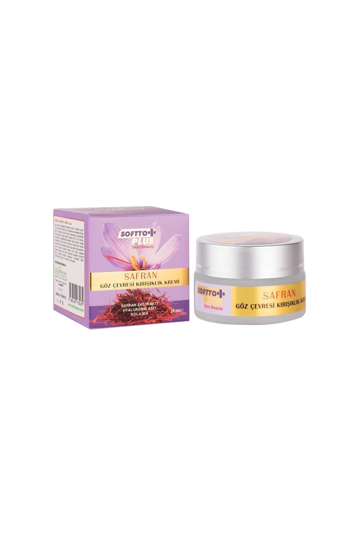 SAFRAN GÖZ ÇEVRESİ KIRIŞIKLIK KREMİ 20 ML - Ürün görseli