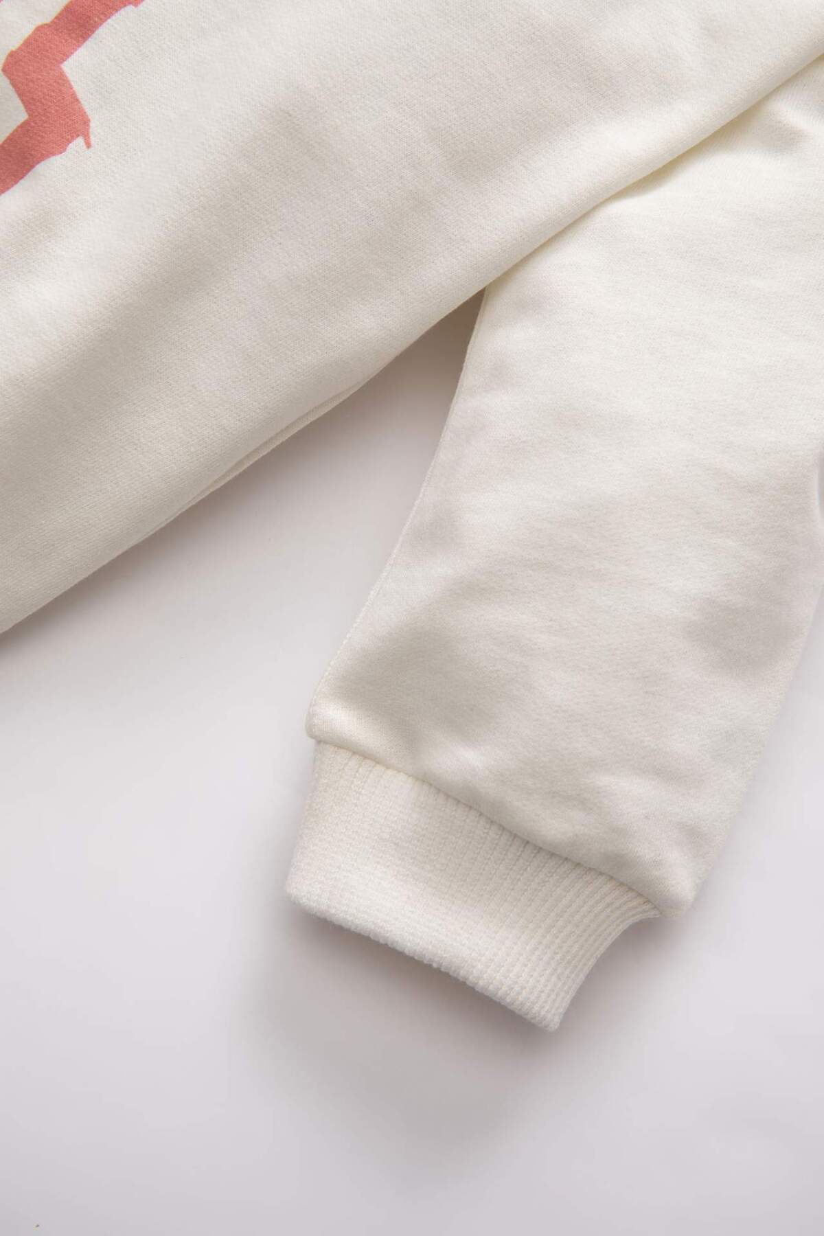 Defacto Kız Bebek 2li Takım Baskılı Sweatshirt Pantolon B9791A524SP fotoğrafı 4 (önizleme)