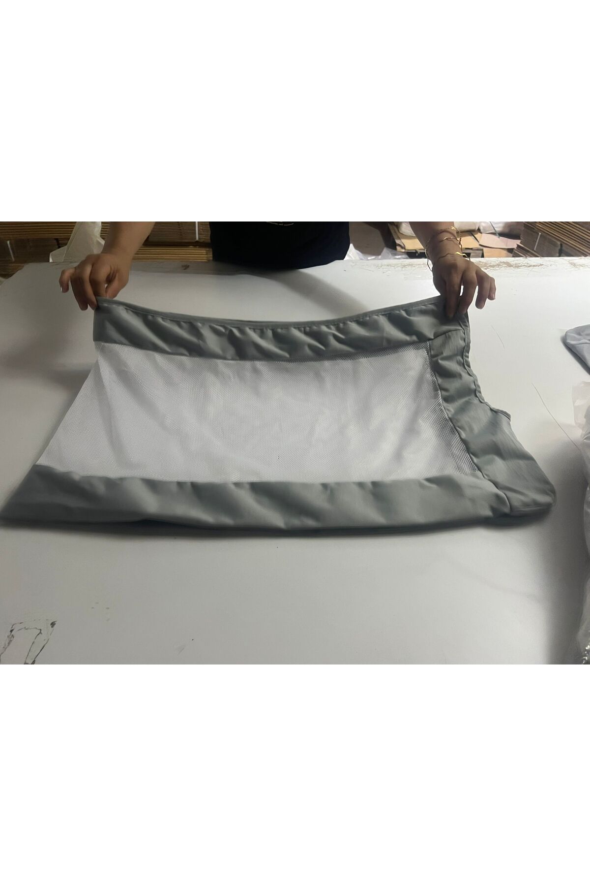 GUİMO Bebek Güvenlik Yatak Bariyeri Yedek Filesi 150cm fotoğrafı 4 (önizleme)