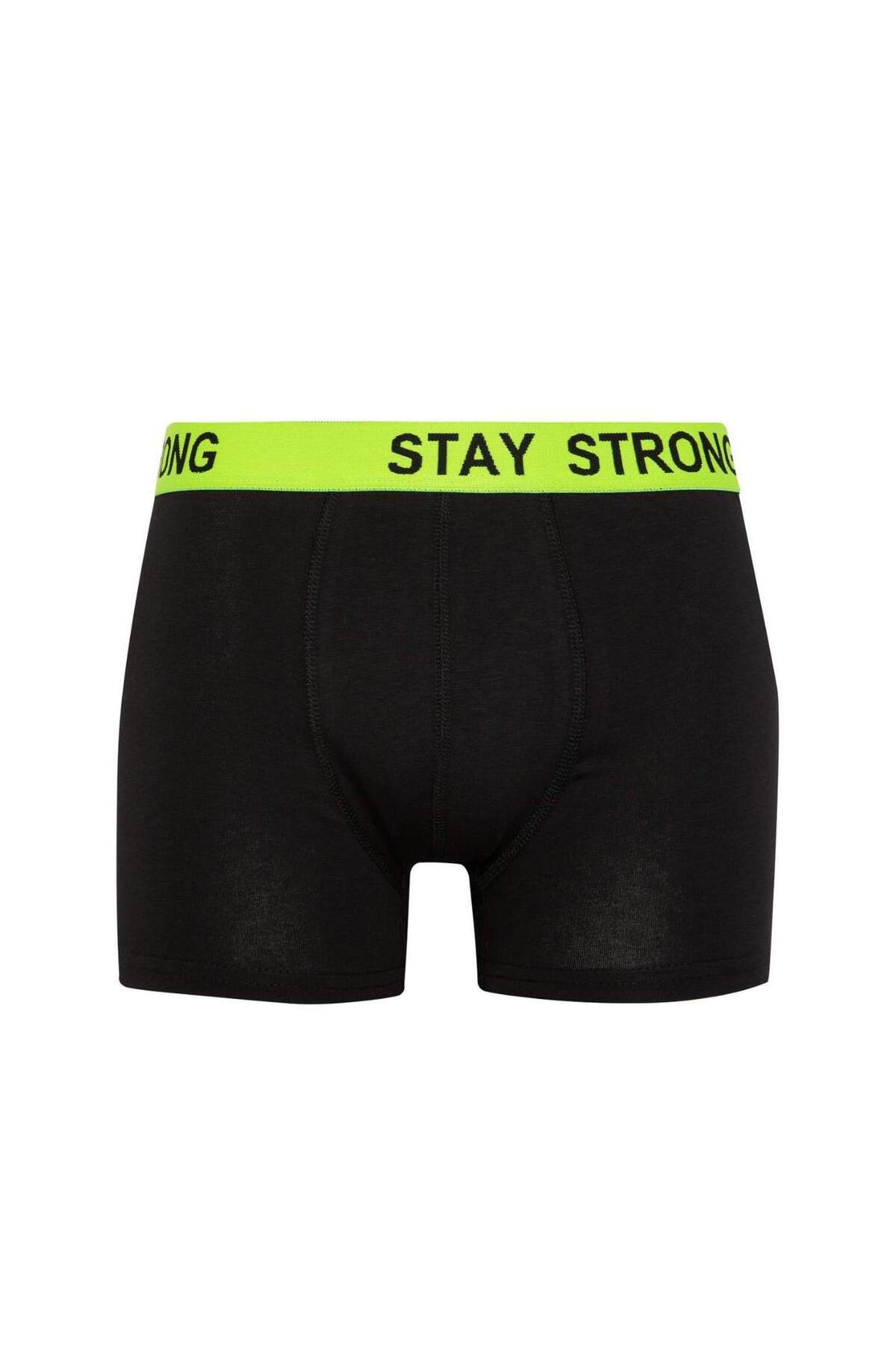 DeFacto-Regular Fit 3-Pack Boxer B7887Ax24Sm 5