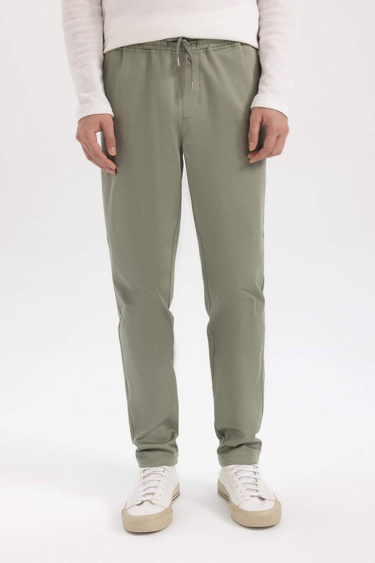 DeFacto-Jogger Pants Basic Plain Modal Tight Leg with Pockets B2155Ax23Au 1