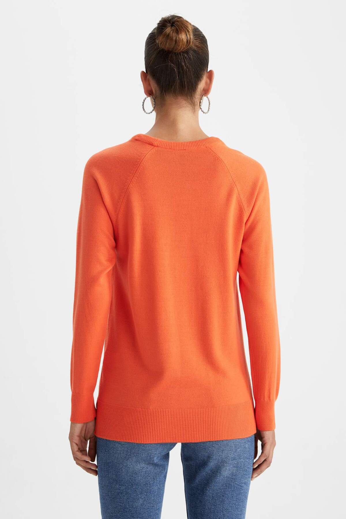 DeFacto-Relax Fit Pullover mit Rundhalsausschnitt I6913AZ22WN 7