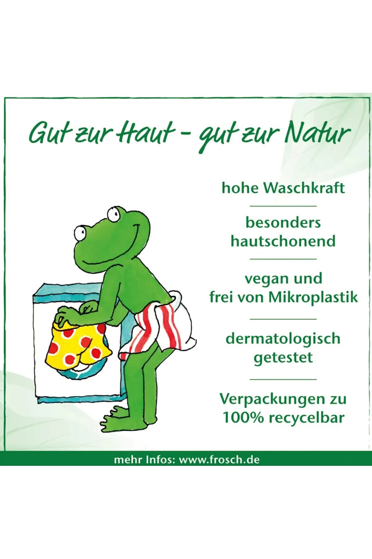 Frosch Badem Özlü Hassas ve Yünlüler İçin Çamaşır Balsamı/Deterjanı fotoğrafı 5 (önizleme)