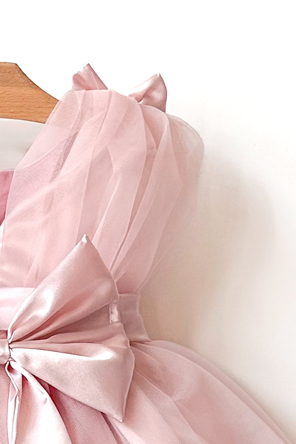 Baby Animals Kız Bebek Kız Çocuk Doğum Günü Parti Düğün Elbise Balonkol Fiyonklu Tüllü Tütü Astarlı fotoğrafı 7 (önizleme)