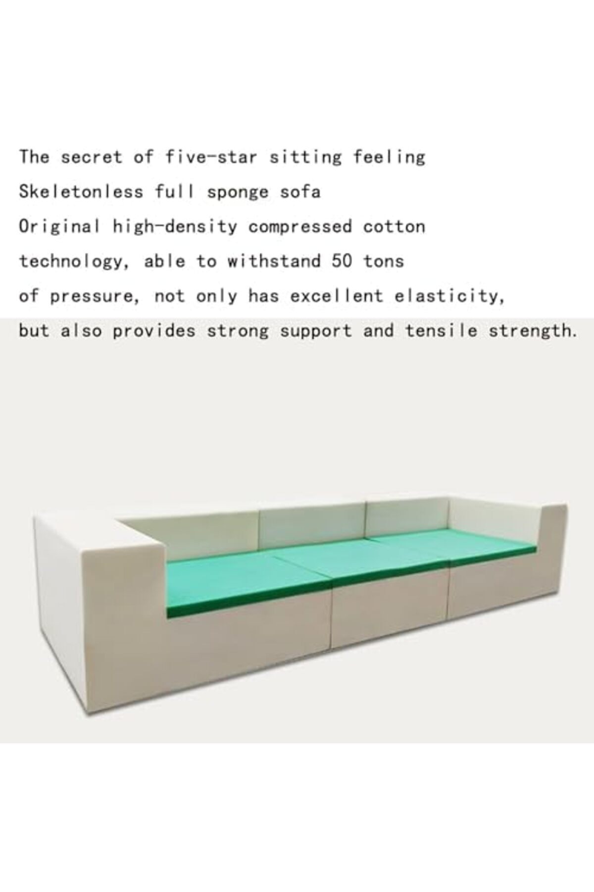 MAPLE HOME DECORATION-أريكة ذات مقعدين، أريكة سحابية معيارية، مجموعة أرائك، إسفنج مضغوط، صالة مقطعية 8