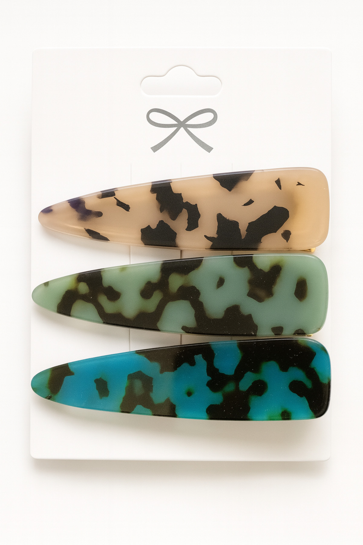 Srctech-3-Piece Leopard Pattern Clip Side Buckle Set 1