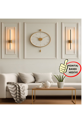 bigpapel Dekoratif Boyanabilir 2,5 Cm Duvar Çıtası Kesimli Hazır Paket