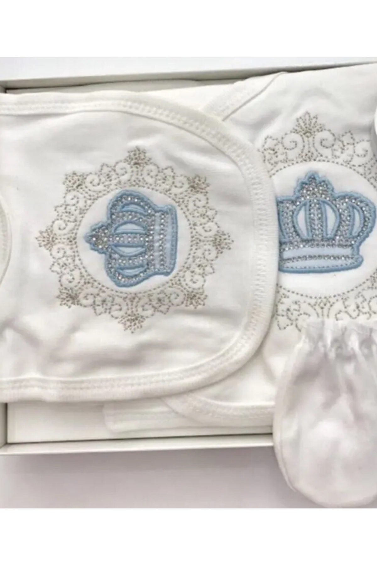 Zıpır Yenidoğan Zıbın Erkek Bebek Hastane Çıkışı Seti 5 Li fotoğrafı 5 (önizleme)