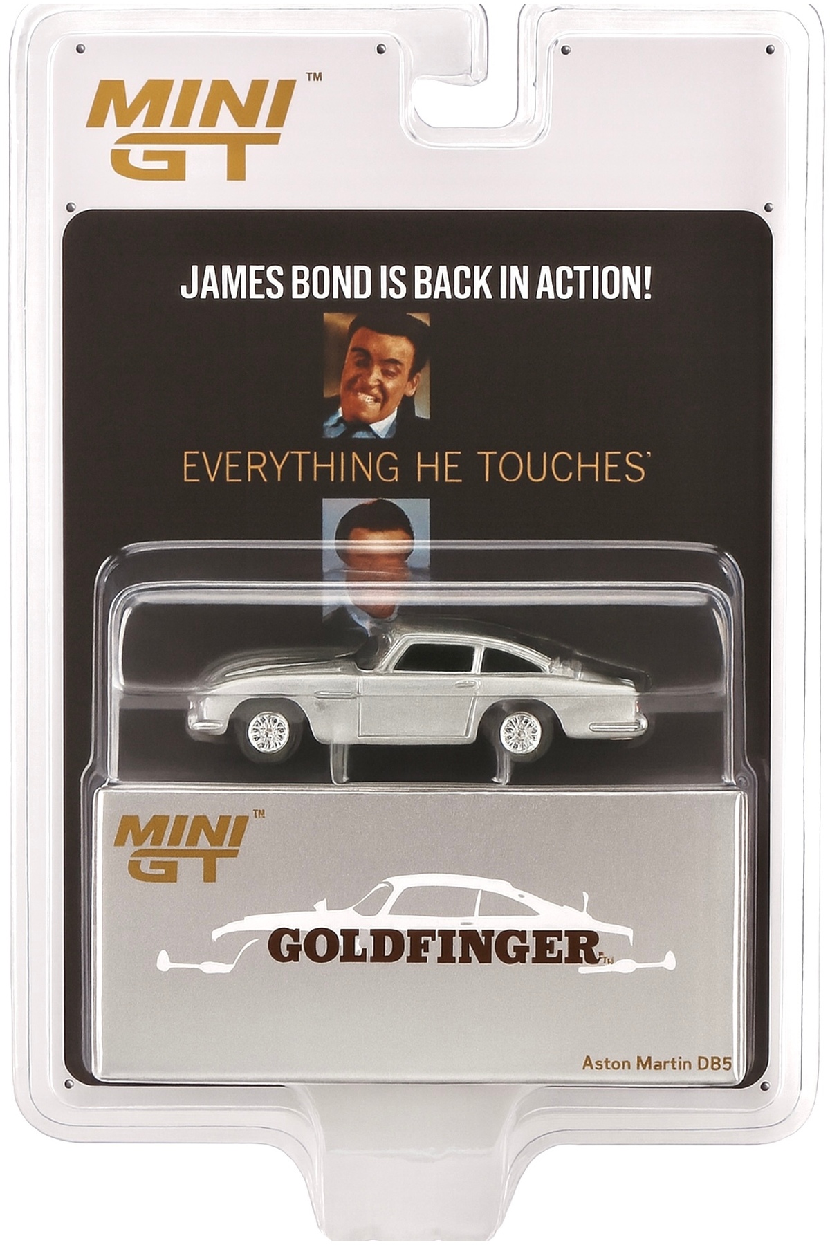 mini gt James Bond Gold Finger 1:64 Aston Martin DB5 Diecast Model