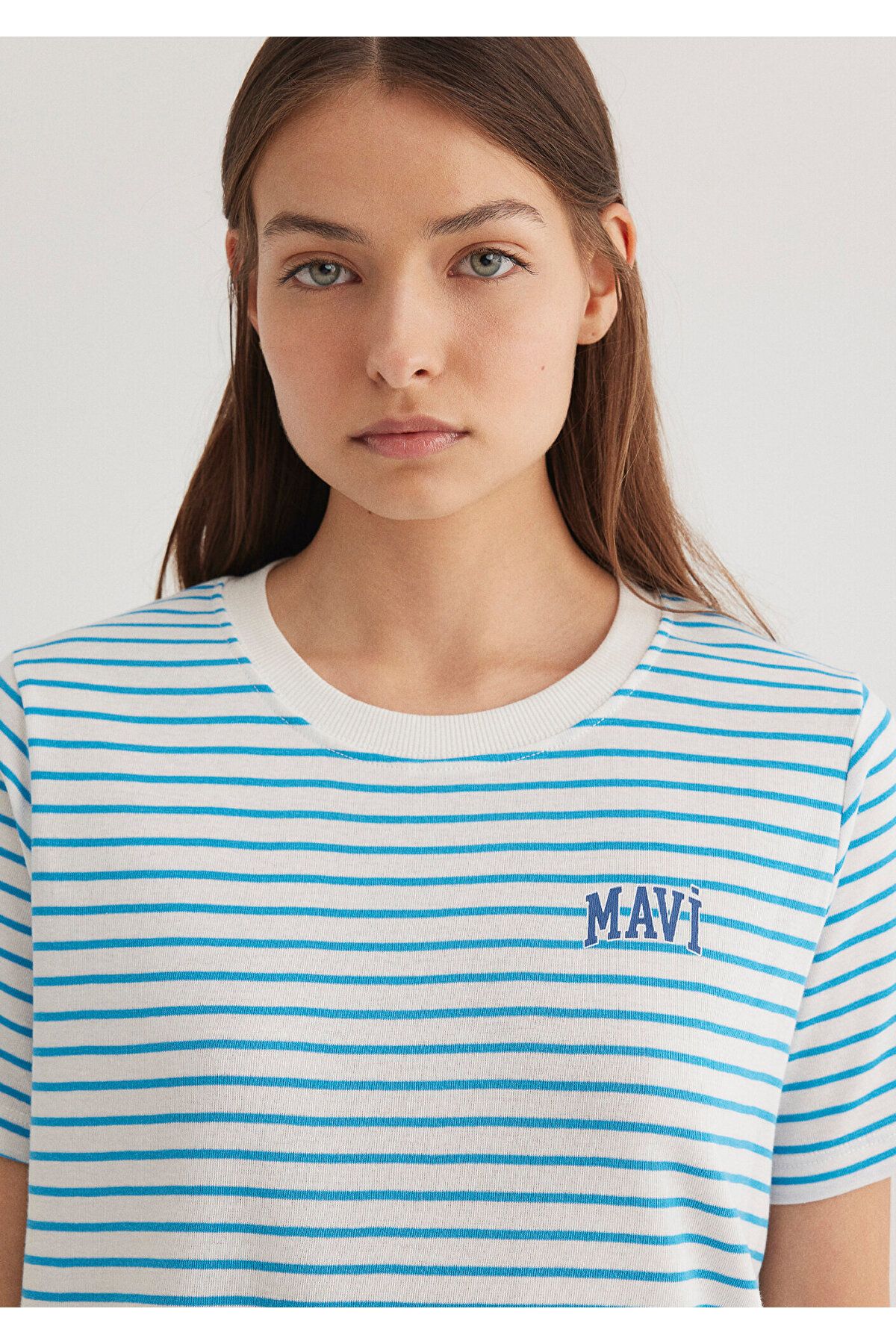 Mavi-Μπλουζάκι με τυπωμένο λογότυπο Regular Fit / Regular Fit1612224-85144 5