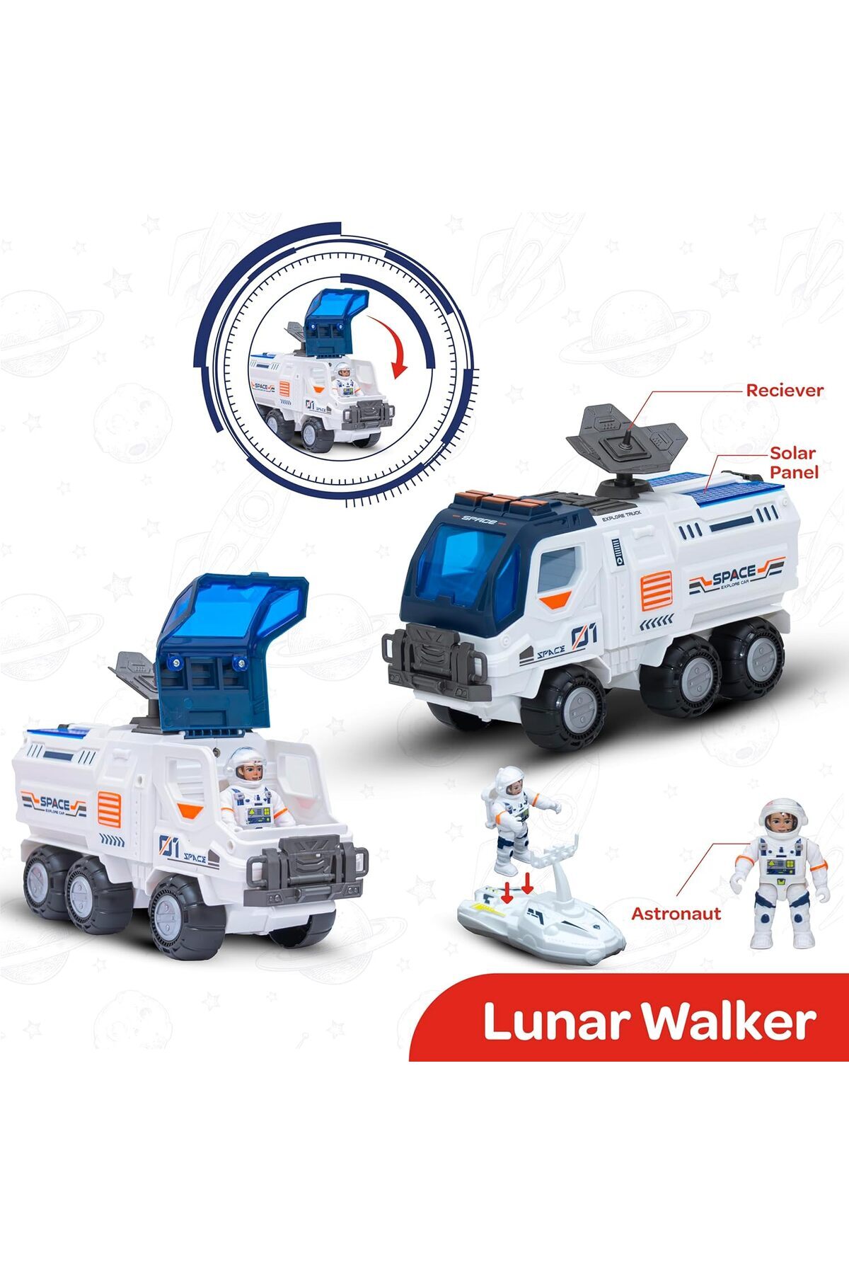 مجموعه فضایی نهایی سفینه‌ی موشکی – کیت ماجراجویی با فیگورهای فضانورد، موشک، شاتل