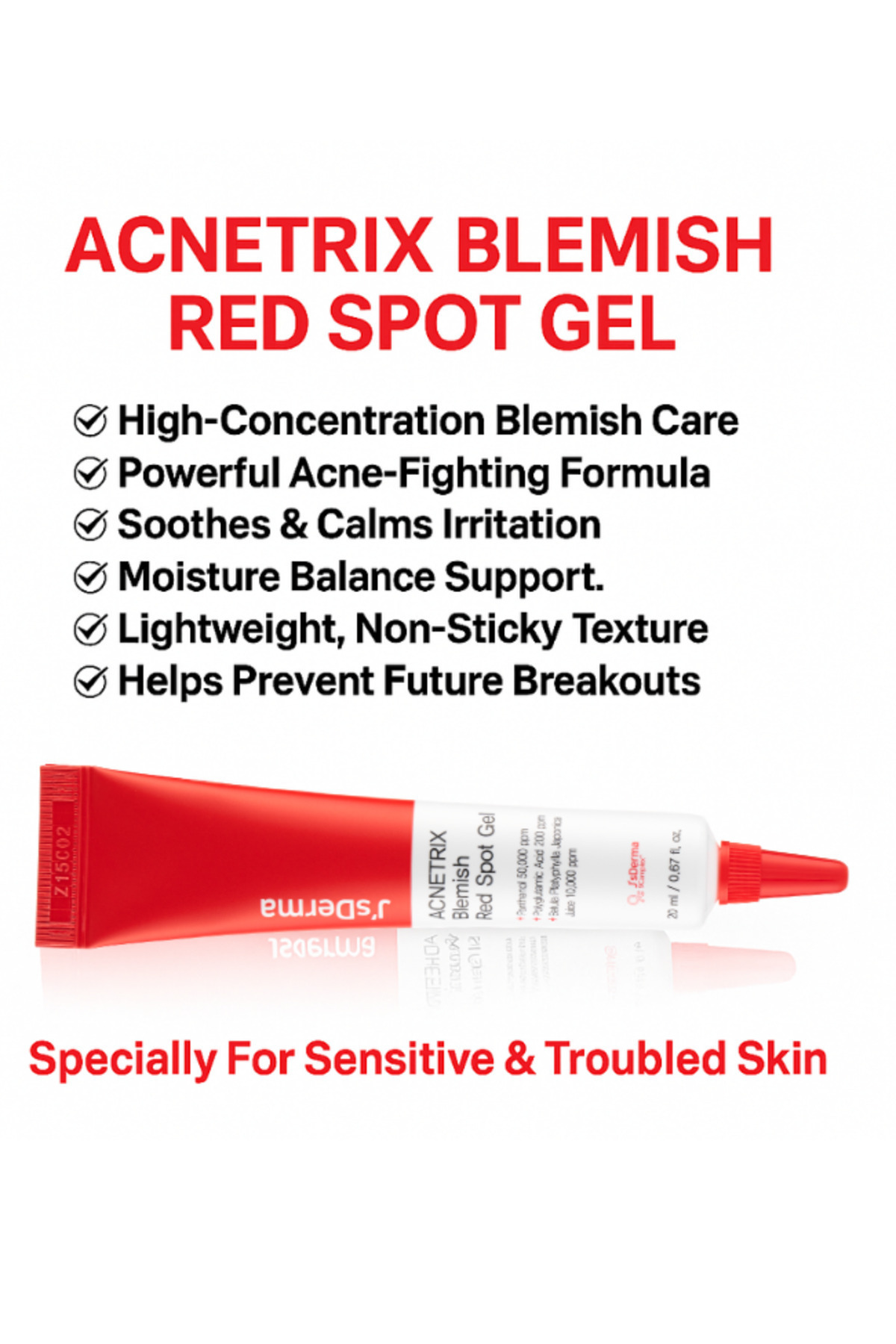 J'sDerma-Acnetrix Blemish Red Spot Gel 2