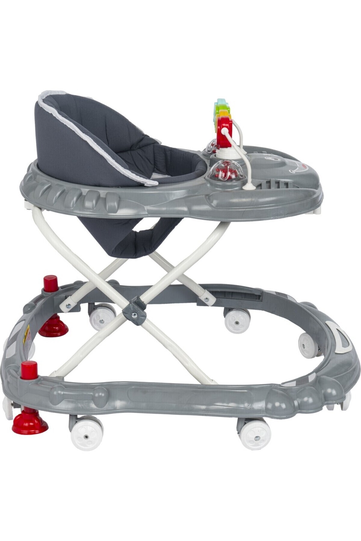 YOGNETIC BabyStep Pro Oyuncaklı Yürüteç | Öğretici ve Eğitici | Stoplu Gri Yürüteç fotoğrafı 3 (önizleme)