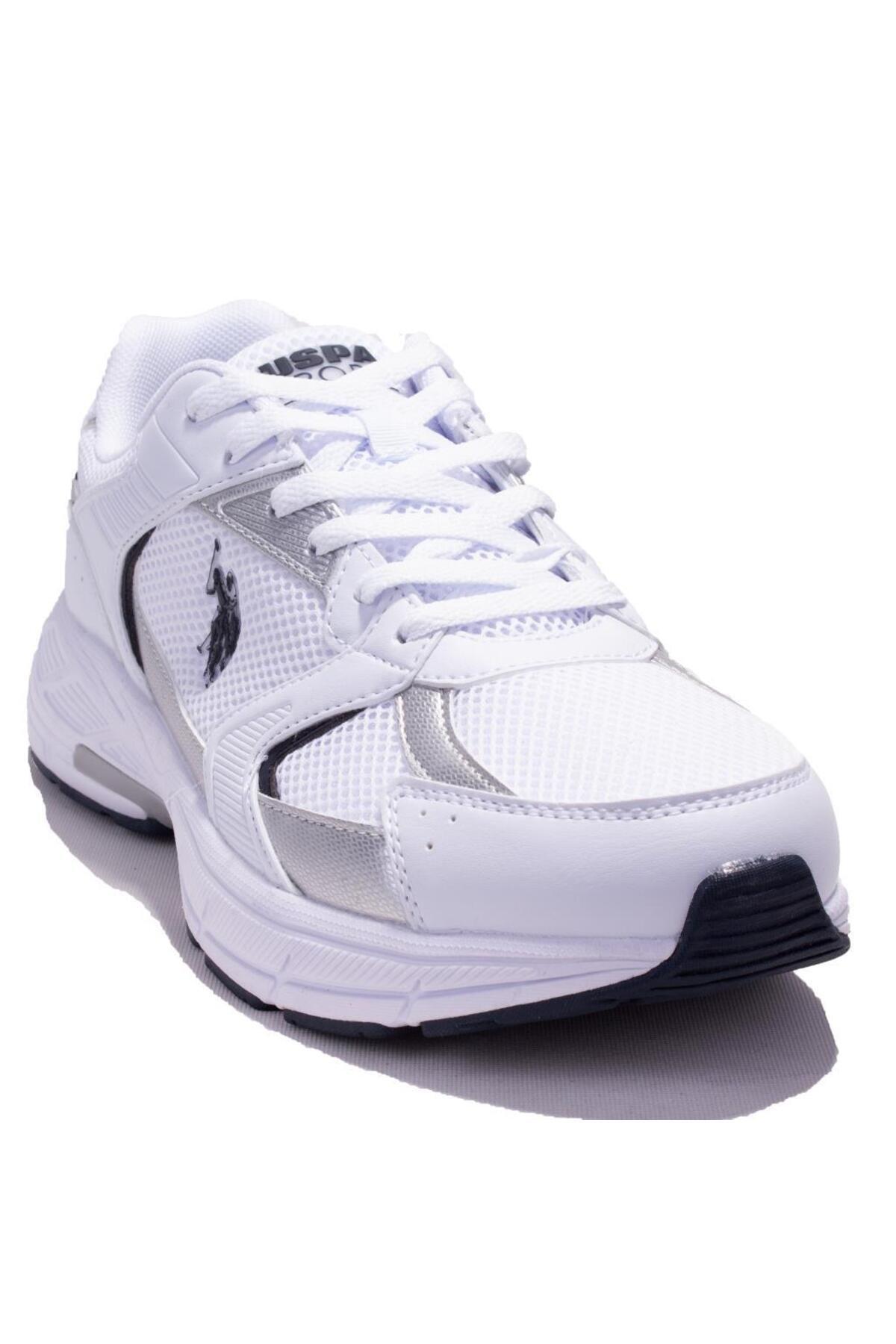 یو اس پولو کفش ورزشی مردانه ارتوپدیک U.S. Polo Assn FelixCC سفید سرمه‌ای آبی