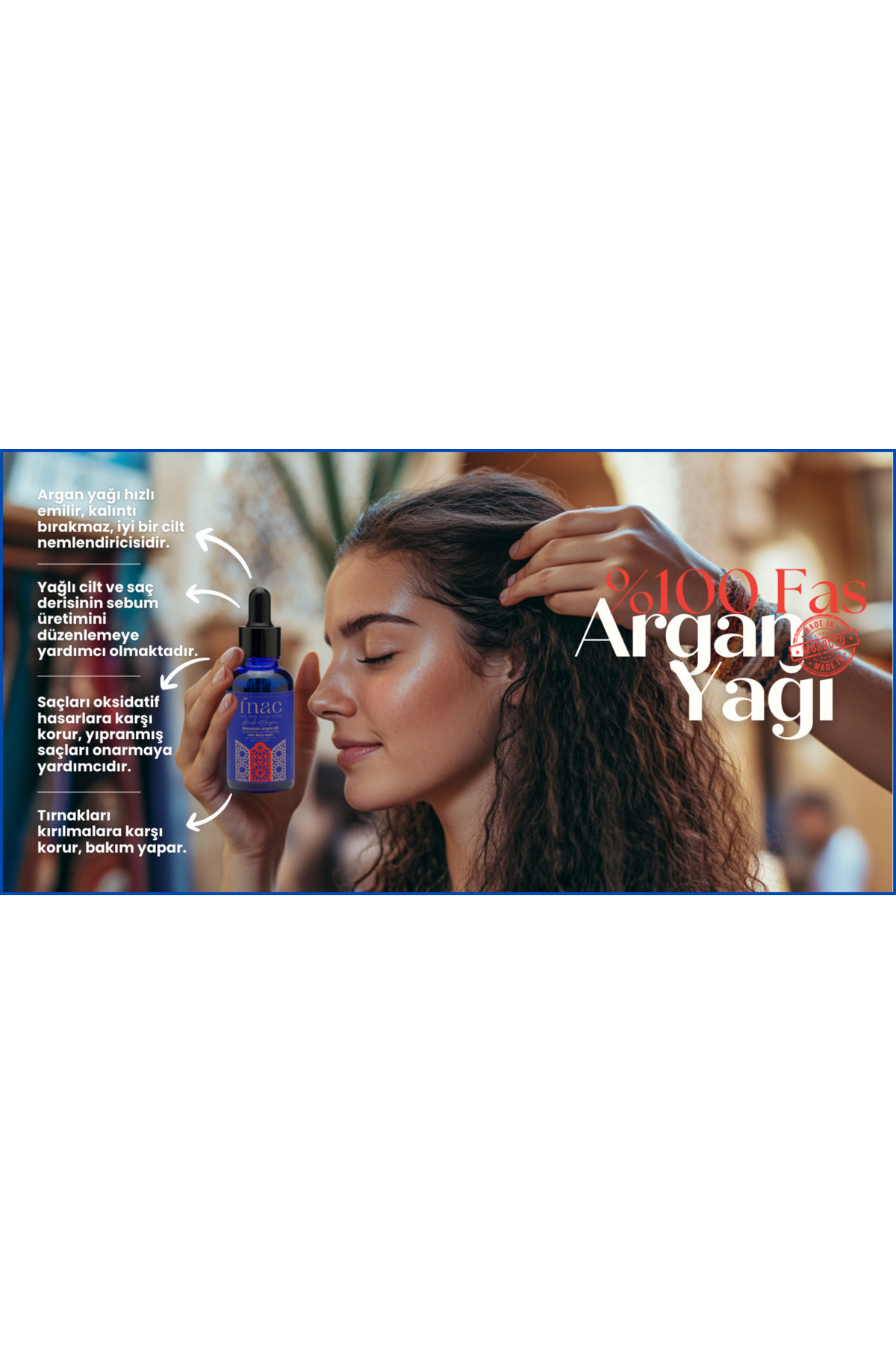 | Saf Ve Doğal %100 Fas Argan Yağı | Saç & Cilt & Tırnak Bakım Yağı| Cam Damlalık&sprey Başlık — fncarg01 — تصویر 4 از 6