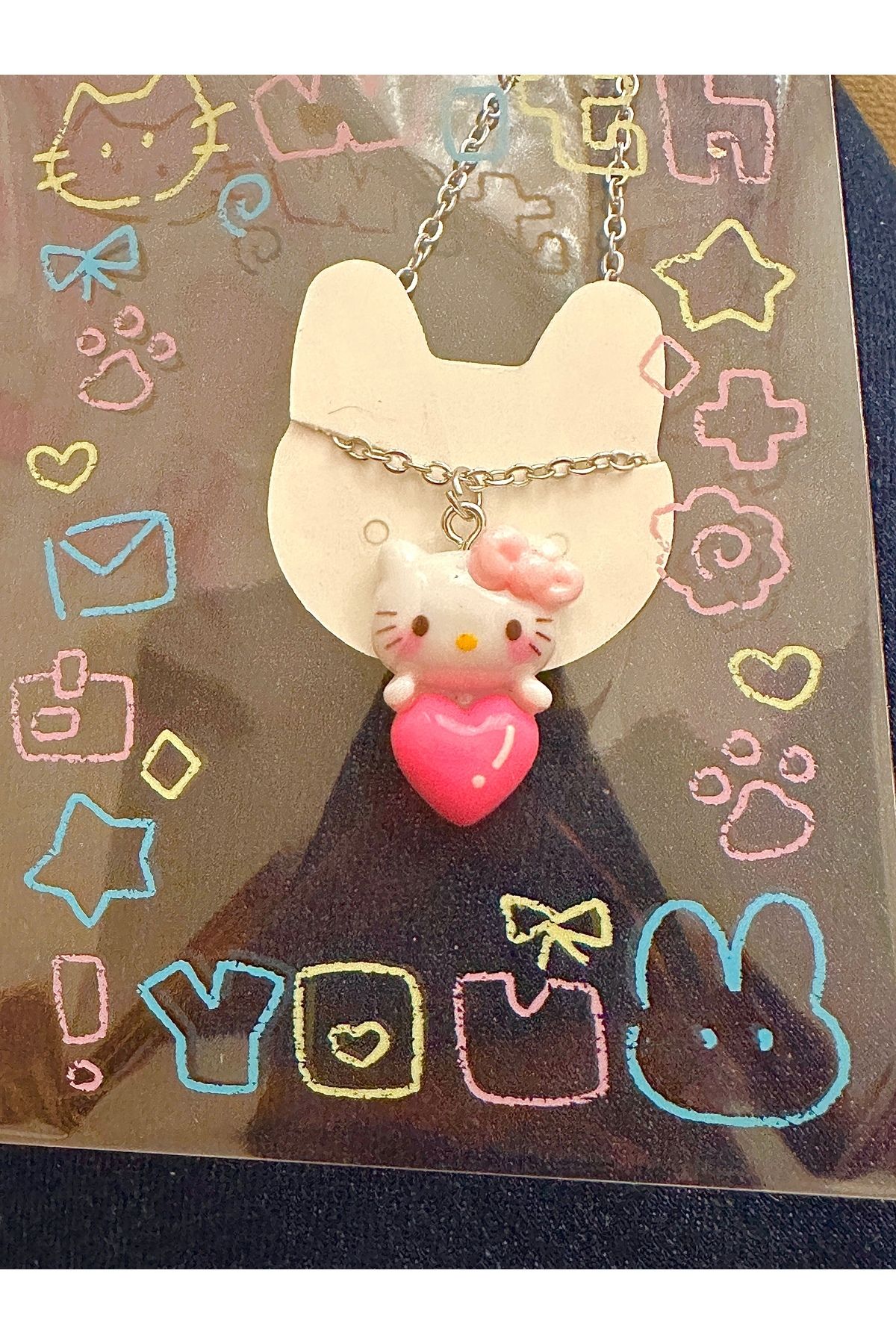 Hello Kitty-Steel Non-Tarnish Necklace 1